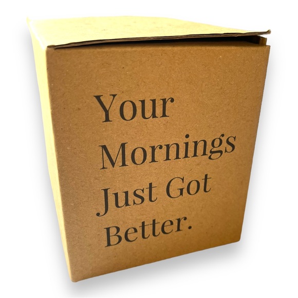 Morning Culture Coffee Mug in White with Black Text - Picture 6 of 11